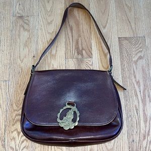 Vintage Sagamore Leather Guild Shoulder Bag